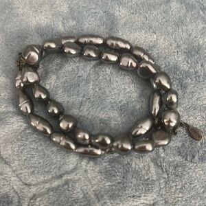 Chico double black oval nugget bracelet